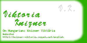 viktoria knizner business card